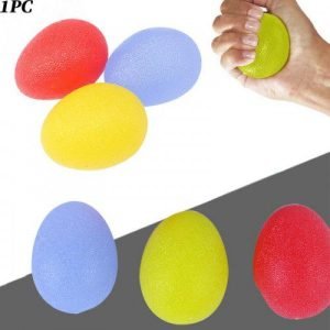 Silicone Egg Massage Hand Gripper Strengths Stress Relief Power Ball Forearm Finger Exercise Fitness Accessories