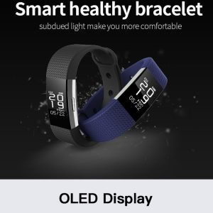 F2 Bluetooth Smart Fitness Tracker Wristband Bracelet For Android IOS