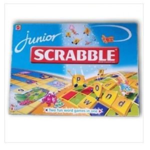 Junior SCRABBLE Fun Word Puzzle Game Multi-Person Interaction Educational Toys Party Crossword Spell Game