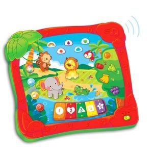 Colorful Jungle Learning Board with Lights & Music For Kids