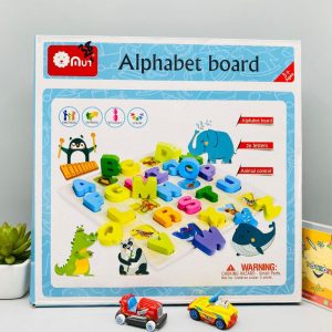 26 Letters Alphabetic Learning Board Puzzle With Animal Control For Kids