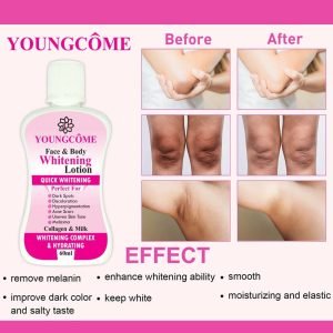 Youngcome 60ml Face Body Whitening Cream Collagen Milk Nourish Moisturizing Whiten Lotion Brightening Skin Care Cream
