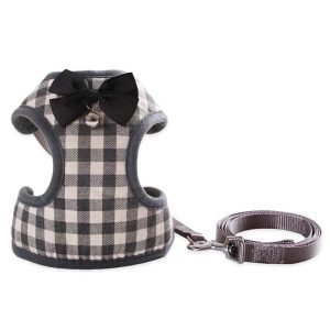 Breathable Soft Harness + Leash Adjustable Reflective Vest For Small Dog & Puppy