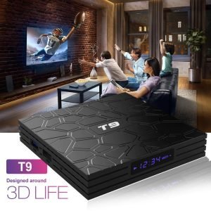 T9 TV Box Android 9 TV Box RK3328 Quad Core 4GB 32GB Smart 4K Set Top Box 2.4G Bluetooth 4.1
