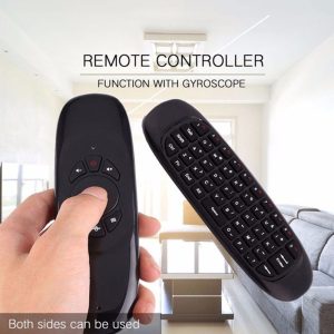 2.4GHz Flying Mouse 6-Axis Gyroscope Wireless Air Mouse Keyboard Remote Control For Smart TV PC