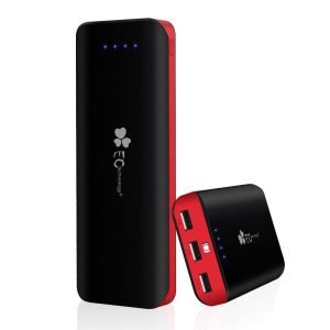 EC Technology Power Bank 22400mah High Capacity 3 USB Port Power Bank Fast Charging Universal External Battery Charger
