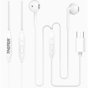 F6T Comfort Fit Type- C Connector Earphones With Microphone