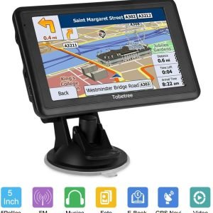 Tobetree MT985 Car 5 Inch GPS System Smart Voice Reminde