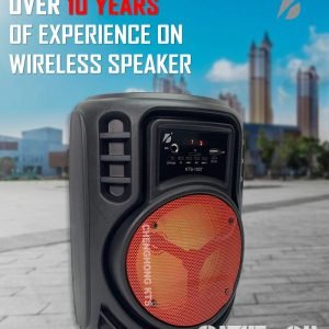 KTS-1507 8 Inch Karaoke Microphone Speaker Party Wireless Portable Speaker
