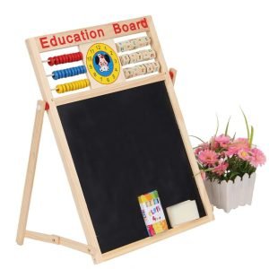 Wooden Drawing Blackboard 2 In 1 Children Puzzle Education Animal Whieboard Kids Drawing Toy