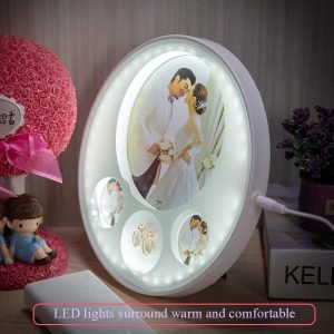European Acrylic Photo Frame 7 Inch Photo Wall Photo Room Home Decoration With Light