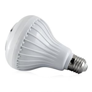 Wireless Bluetooth Speaker 12W RGB Bulb Lamp Smart Led Music Player Audio With Remote Control