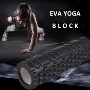 9.5*43cm Yoga Block Fitness Equipment Pilates Foam Roller Yoga Exercises Muscle For Fitness