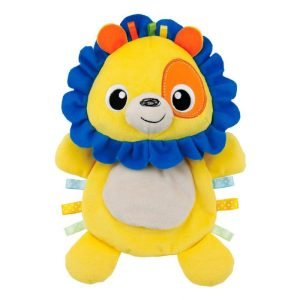 Colorful Friendly Lion Comforter and Soft Rattle Set toy For Kids