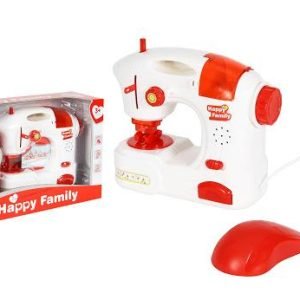 Happy Family Sewing Machine Playing Electronic Light Up Plastic Toy