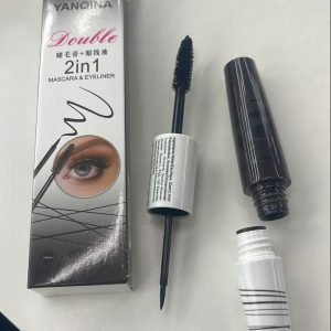 YANQINA Double 2in1 Mascara & EyeLiner Original Waterproof  Out Class Quality  Most Demanding item